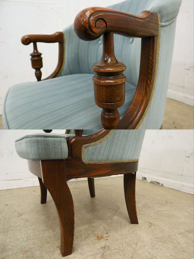 いずみ【ブルージュ】アームチェア①・オーク材・ＩDC大塚家具