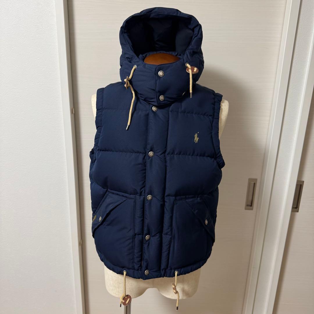 【新品同様】【レディース】サイズL ポロ　ラルフローレン　ダウンベスト ポニー