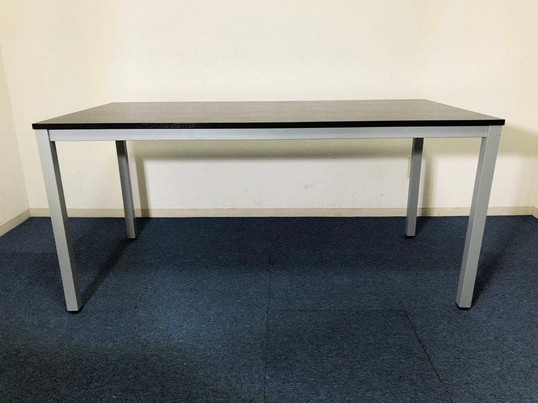 ミーティングテーブル OC-MTC1575-DB 脚部底アジャスター付きシンプル