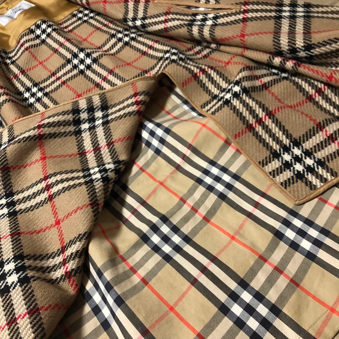 ★mame★美品　バーバリー　ステンカラーコート　ライナー付　ノバ