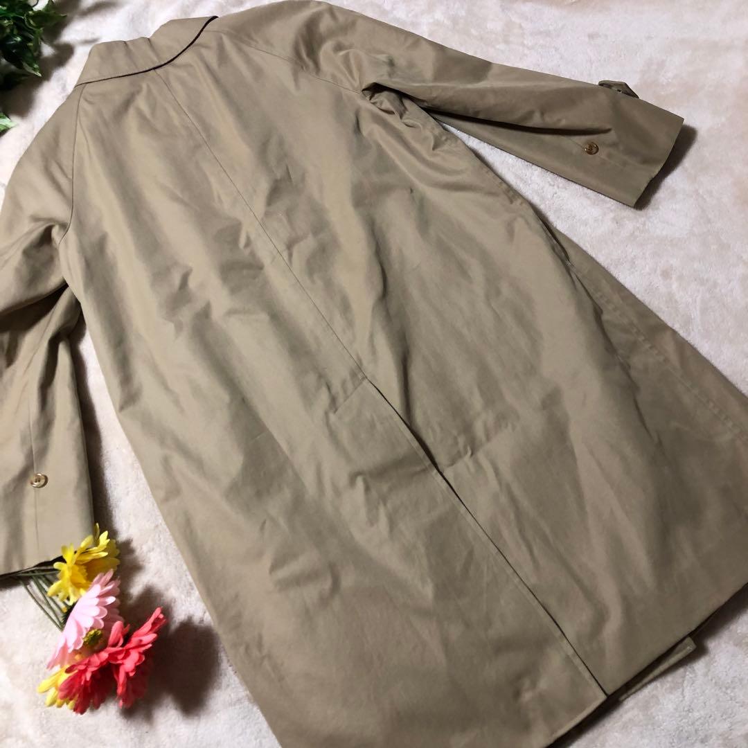 ★mame★美品　バーバリー　ステンカラーコート　ライナー付　ノバ