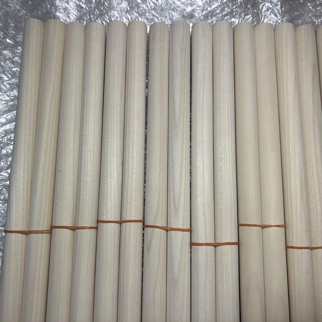 H70+h58 太鼓の達人マイバチ作成用 朴Φ2.0×40cm　10セット