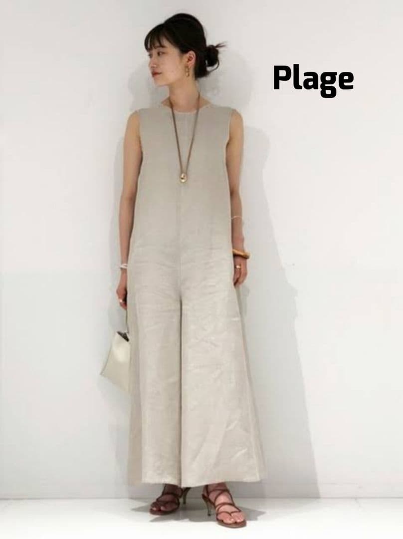 Plage　プラージュ　リネンフレアーオールインワン
