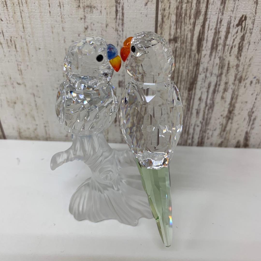 【T】Swarovski スワロフスキー　クリスタル セキセイインコ　205