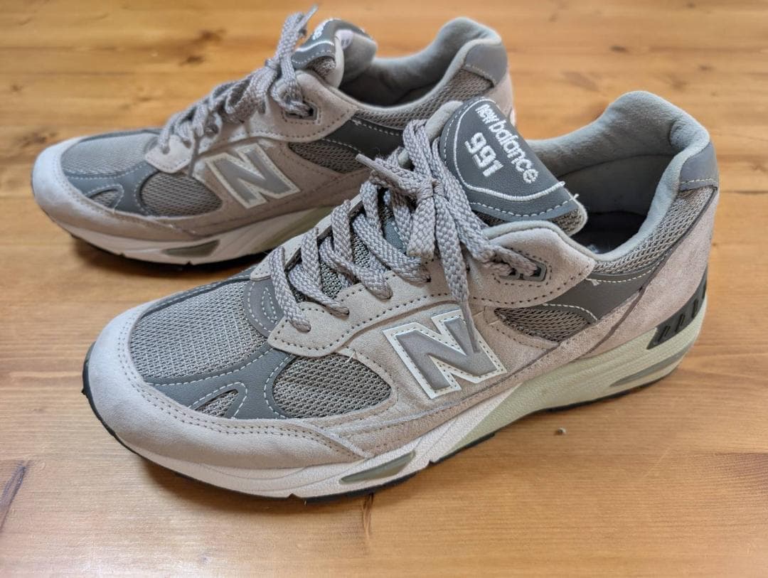 うしおNew Balance 991 グレー スニーカー