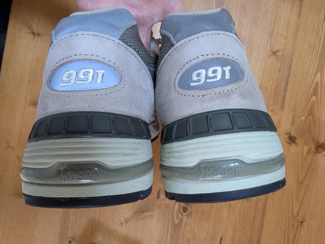 うしおNew Balance 991 グレー スニーカー