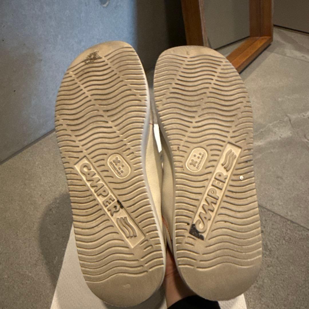 【23.5〜24】CAMPER TWINS レザースニーカー