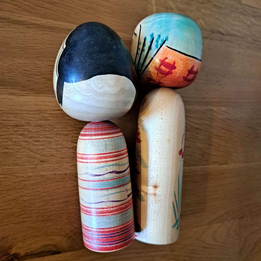 こけし　おかめさん　ひょっとこ　憲雄　２体セット　夫婦　伝統工芸品　遠刈田温泉