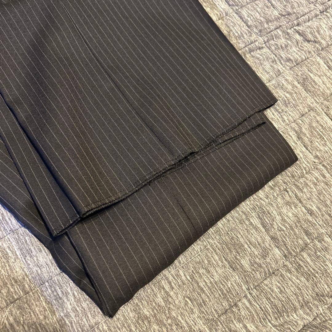 新品　スーツカンパニー　パンツスーツ ストライプ　42 ウォッシャブル