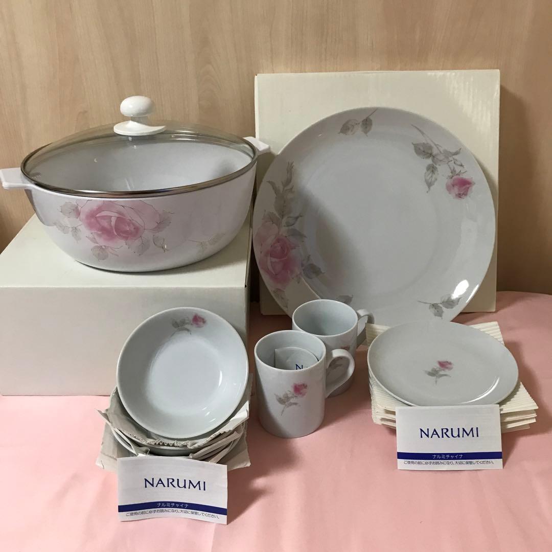 ★ナルミ★ExcelHuman★電磁調理器用鍋プレートマグカップ他13点★薔薇