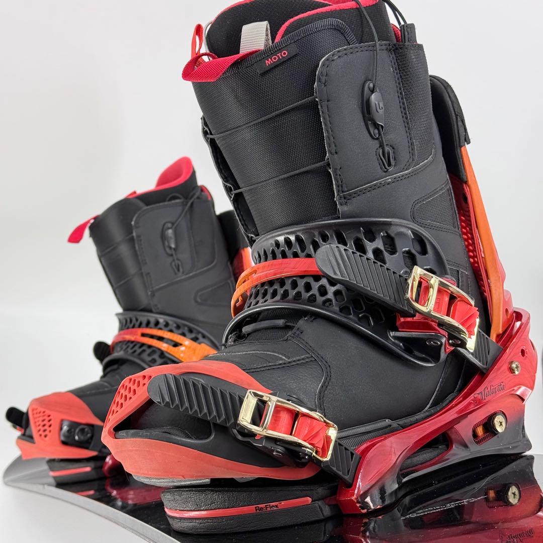 TORQREX 166cm メンズ スノーボード BURTON 4点セット高身長