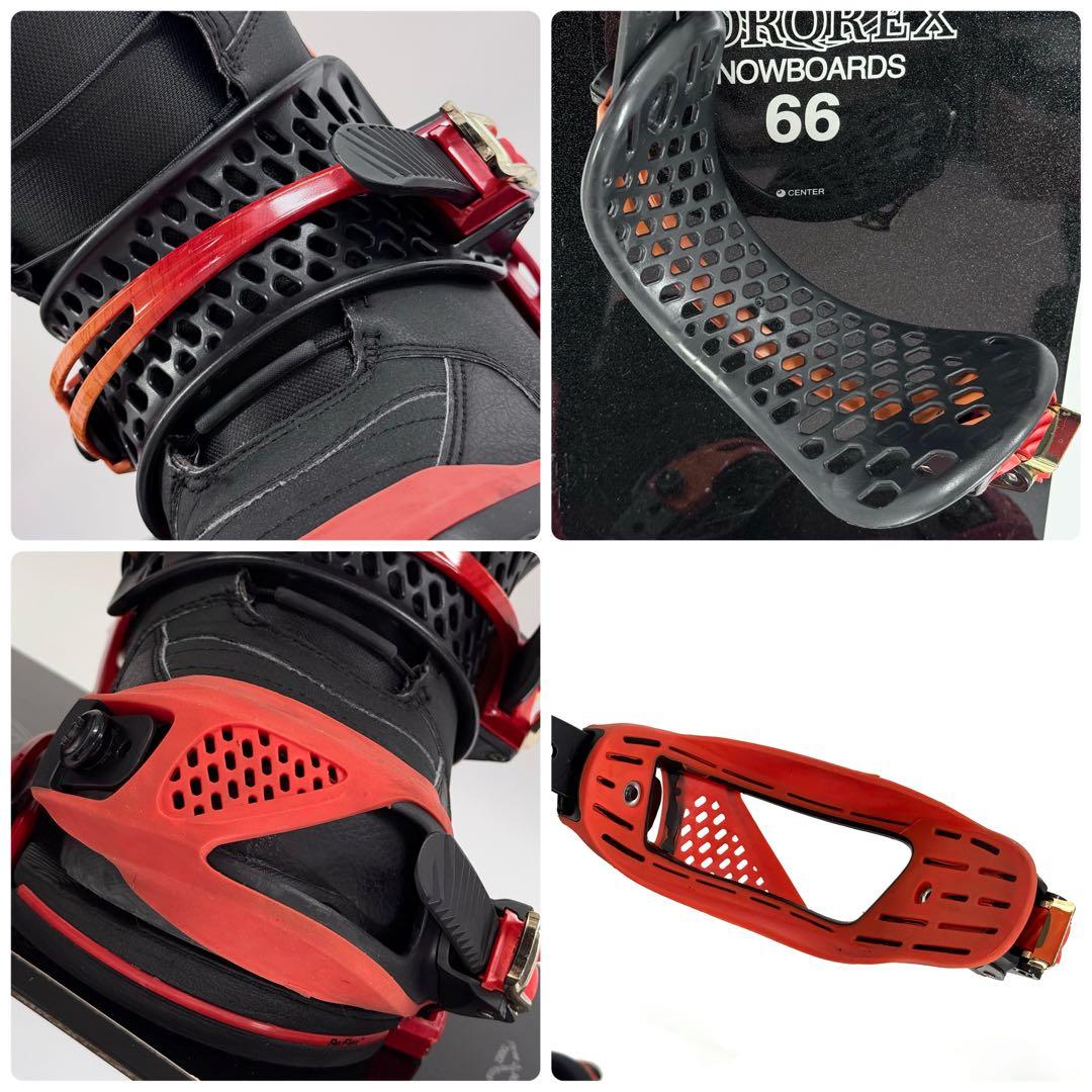 TORQREX 166cm メンズ スノーボード BURTON 4点セット高身長