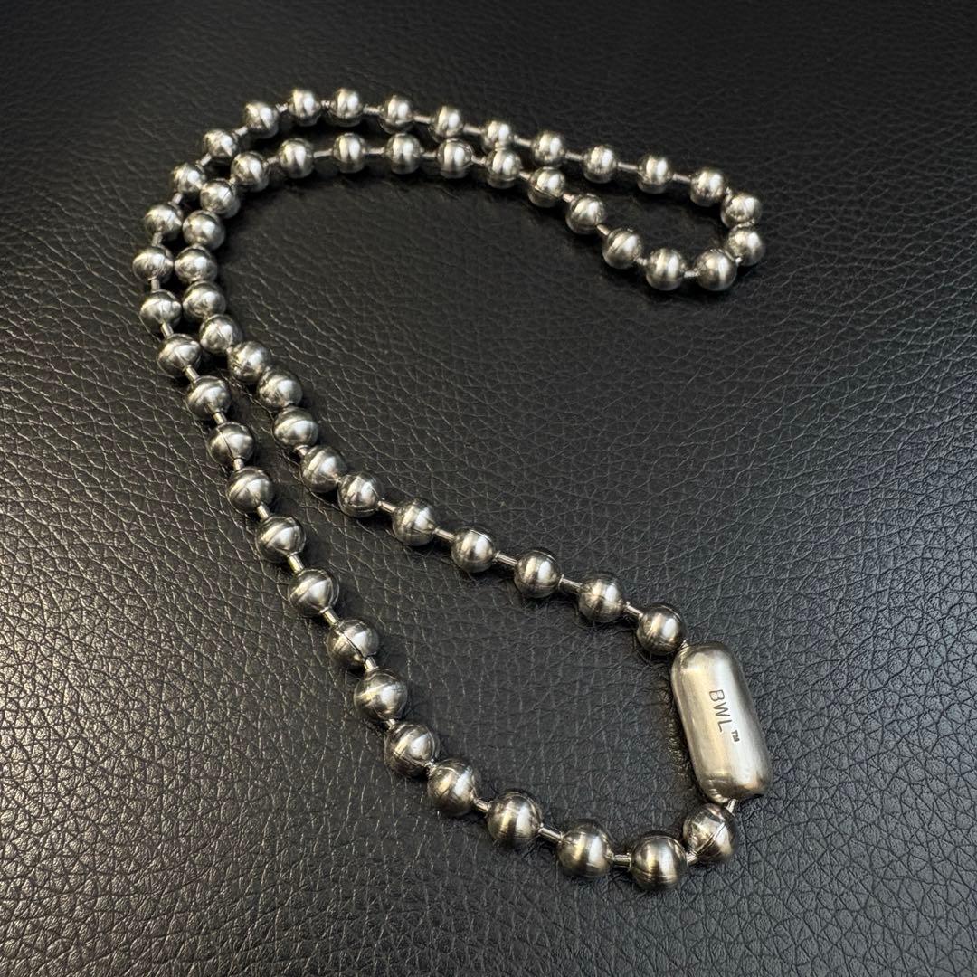 Bill Wall Leather ラージボールチェーンネックレス 51.5cm