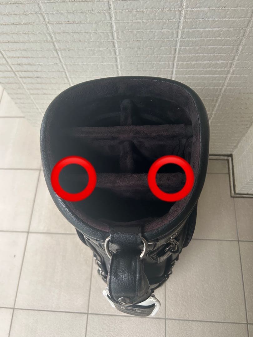 梅ちゃん専用【希少デザイン】 Foot Joy キャディバッグ 白×黒