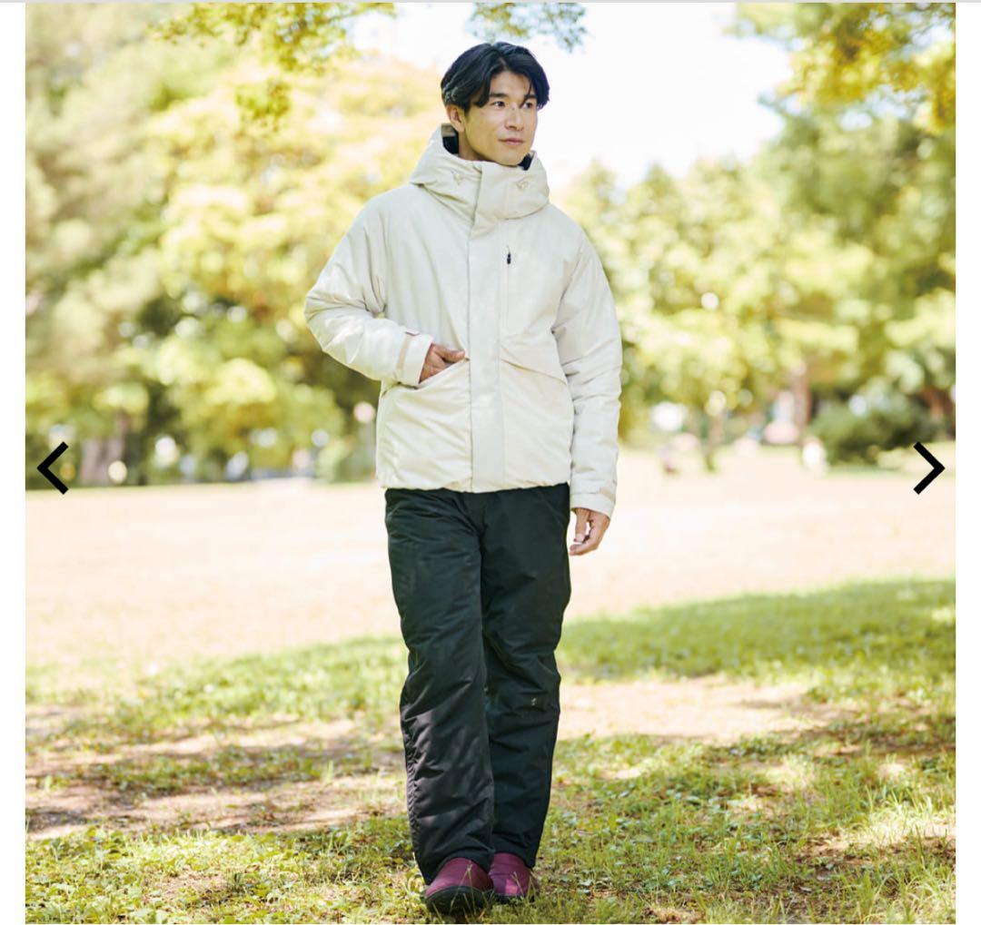 ワークマン　エックスシェルター　断熱　α 防水防寒ジャケット　アイボリー　S