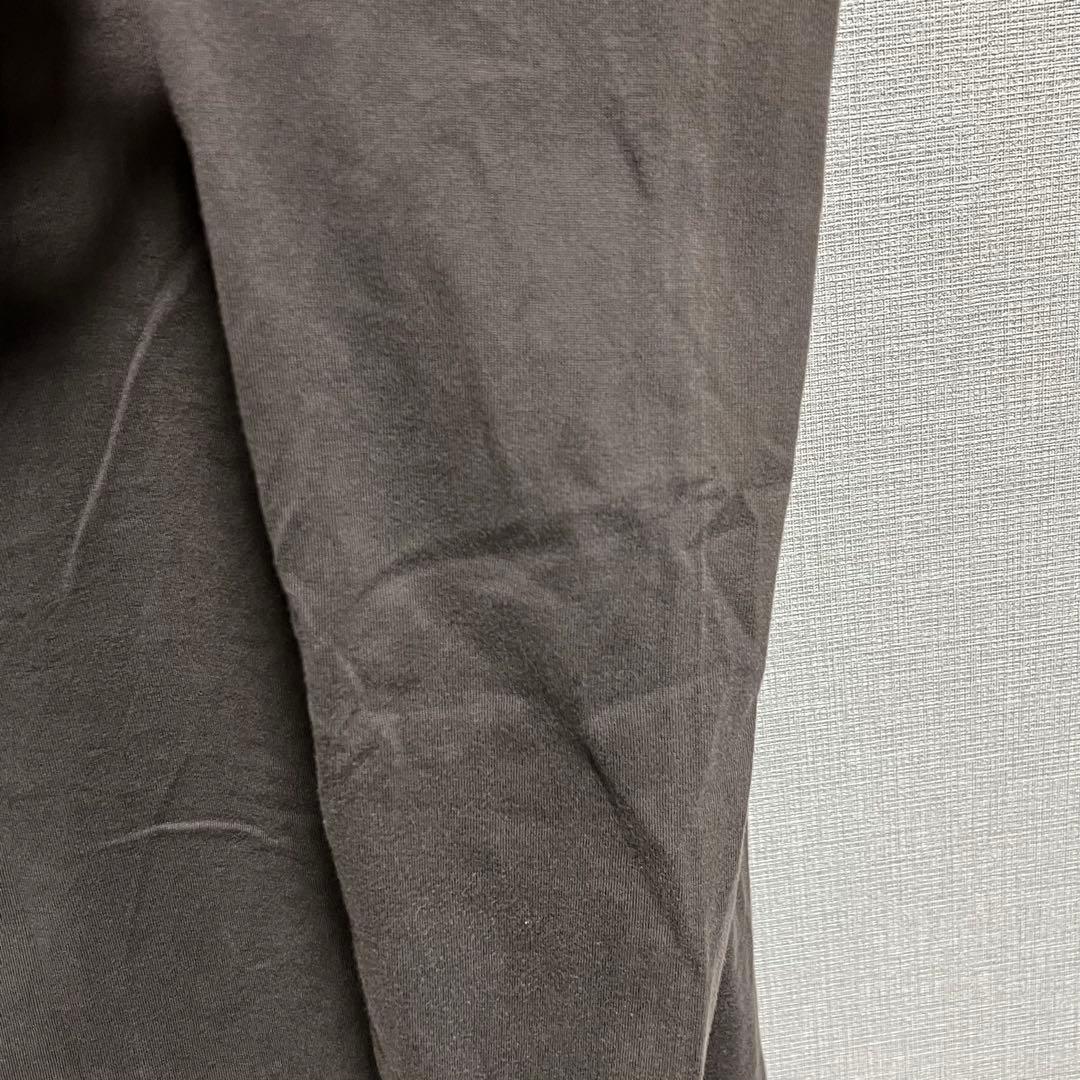 07SS ナンバーナイン 編み込みカットソー ロンT ブラウン BIRDS期