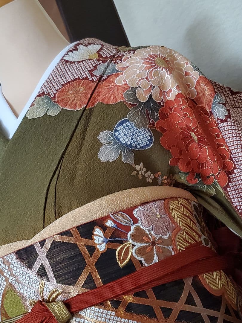 【1/12終了＊フルセット】振袖　袋帯　帯揚げ　帯締め　トールサイズ　お直し無料