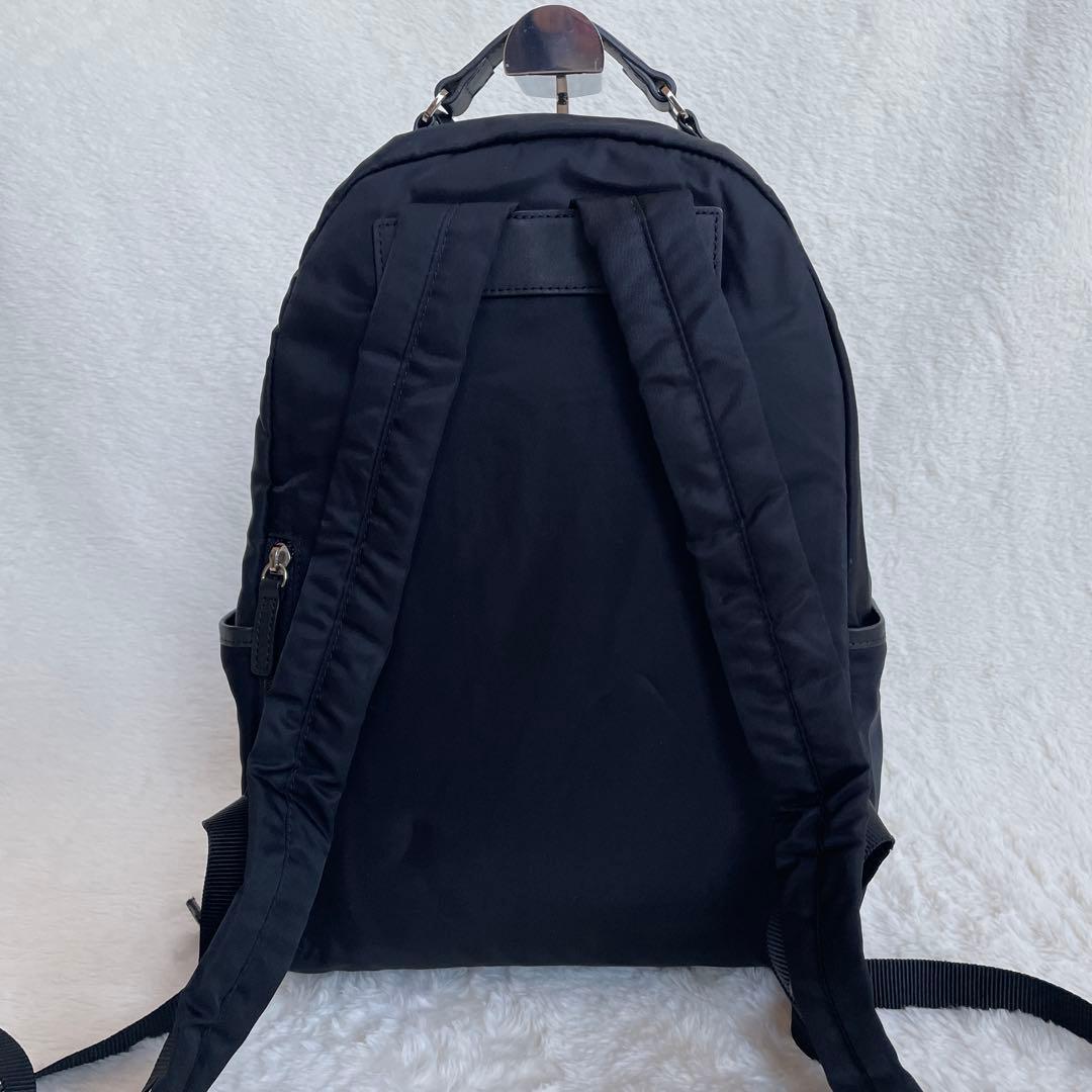 agnes b.＊アニエスベー＊バックパック＊リュック＊ブラック＊チャーム付き