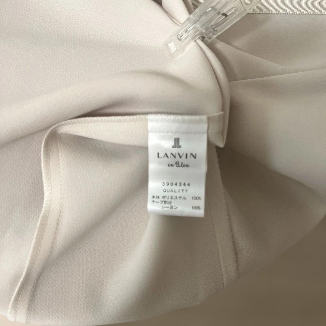 LANVIN en Bleu アイボリー ワンピース 38