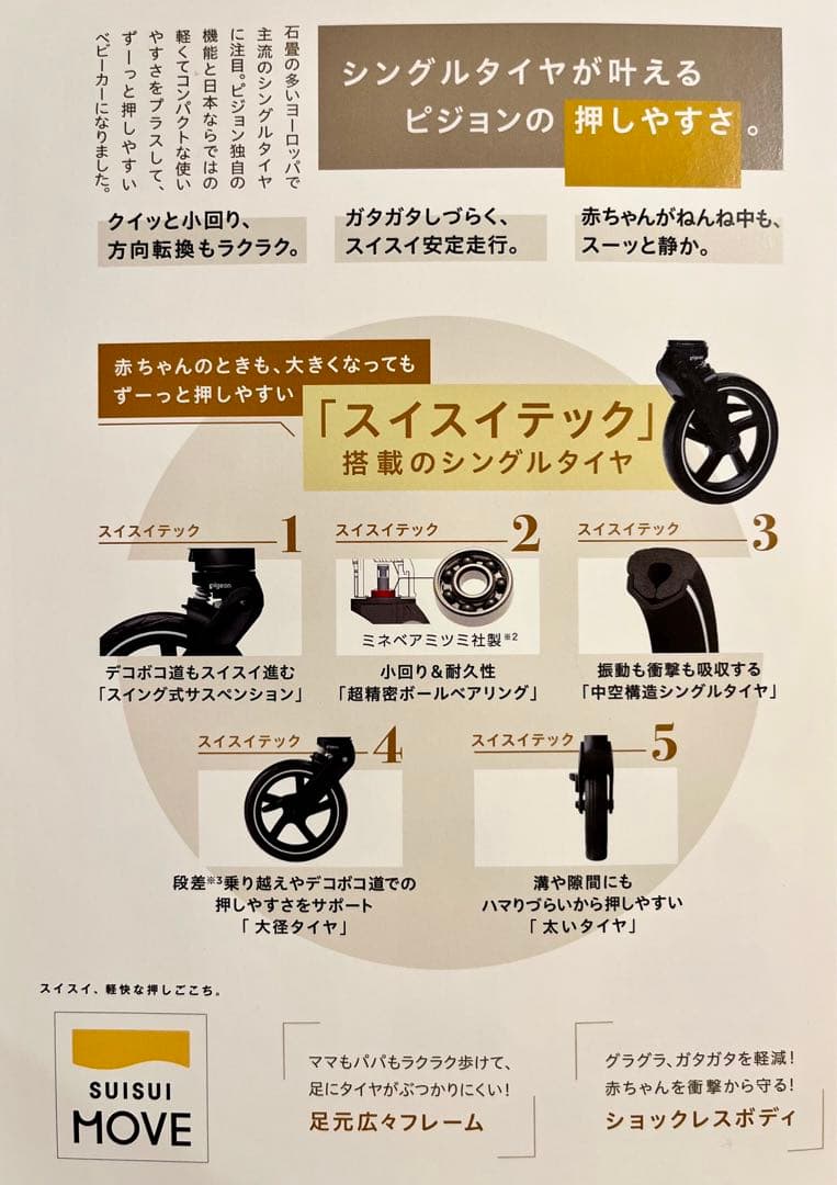 【新品・未使用】ピジョン ランフィリノン RB2L 両面ベビーカー