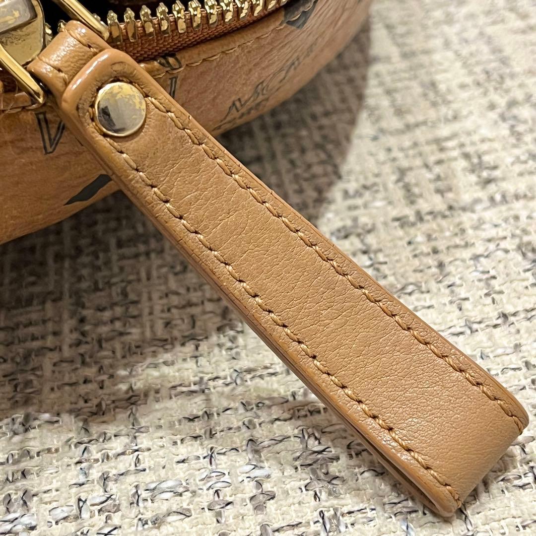 MCM スタッズ ブラウン レザー リュック ヴィセトス