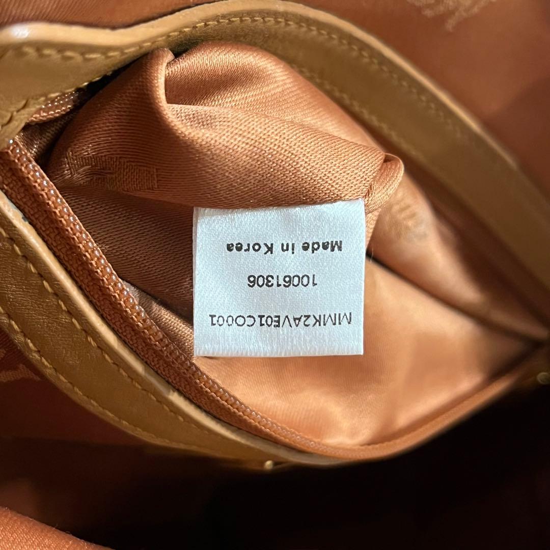 MCM スタッズ ブラウン レザー リュック ヴィセトス