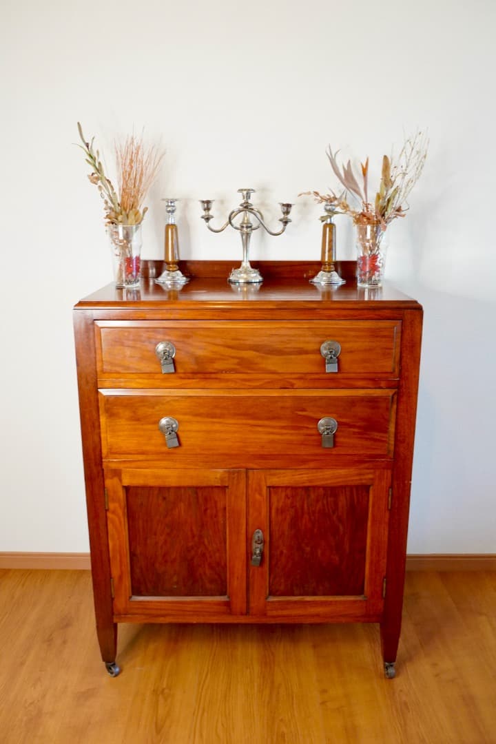 イギリス アンティーク カップボードチェスト