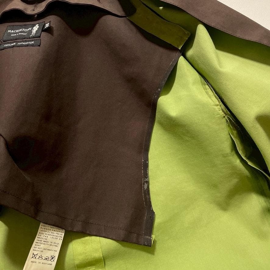 【サンドウカズト】マッキントッシュ ダンケルド ゴム引きコート 38