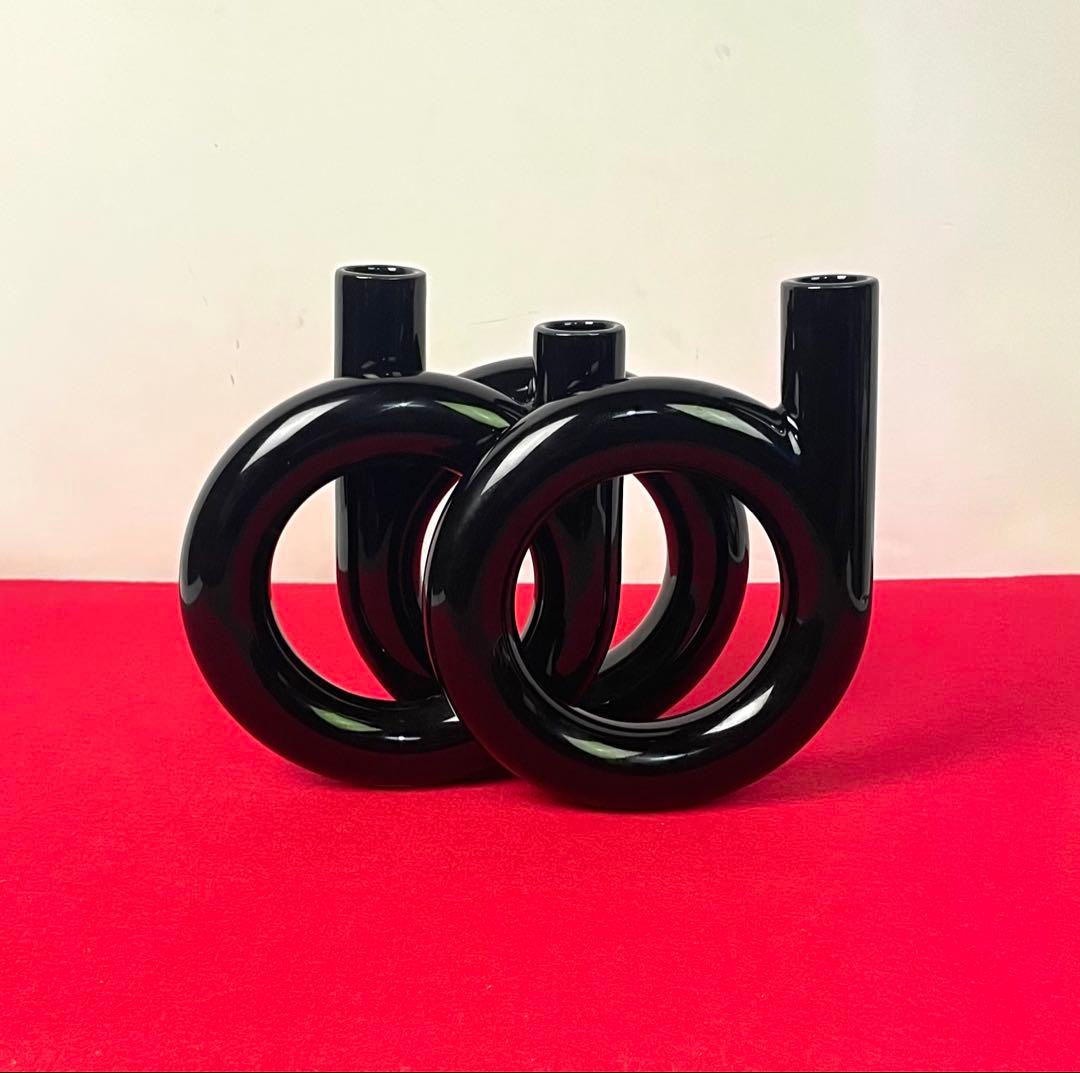 希少 陶器製 ミッドセンチュリー 和モダン 花器 フラワーベース 華道 自由花