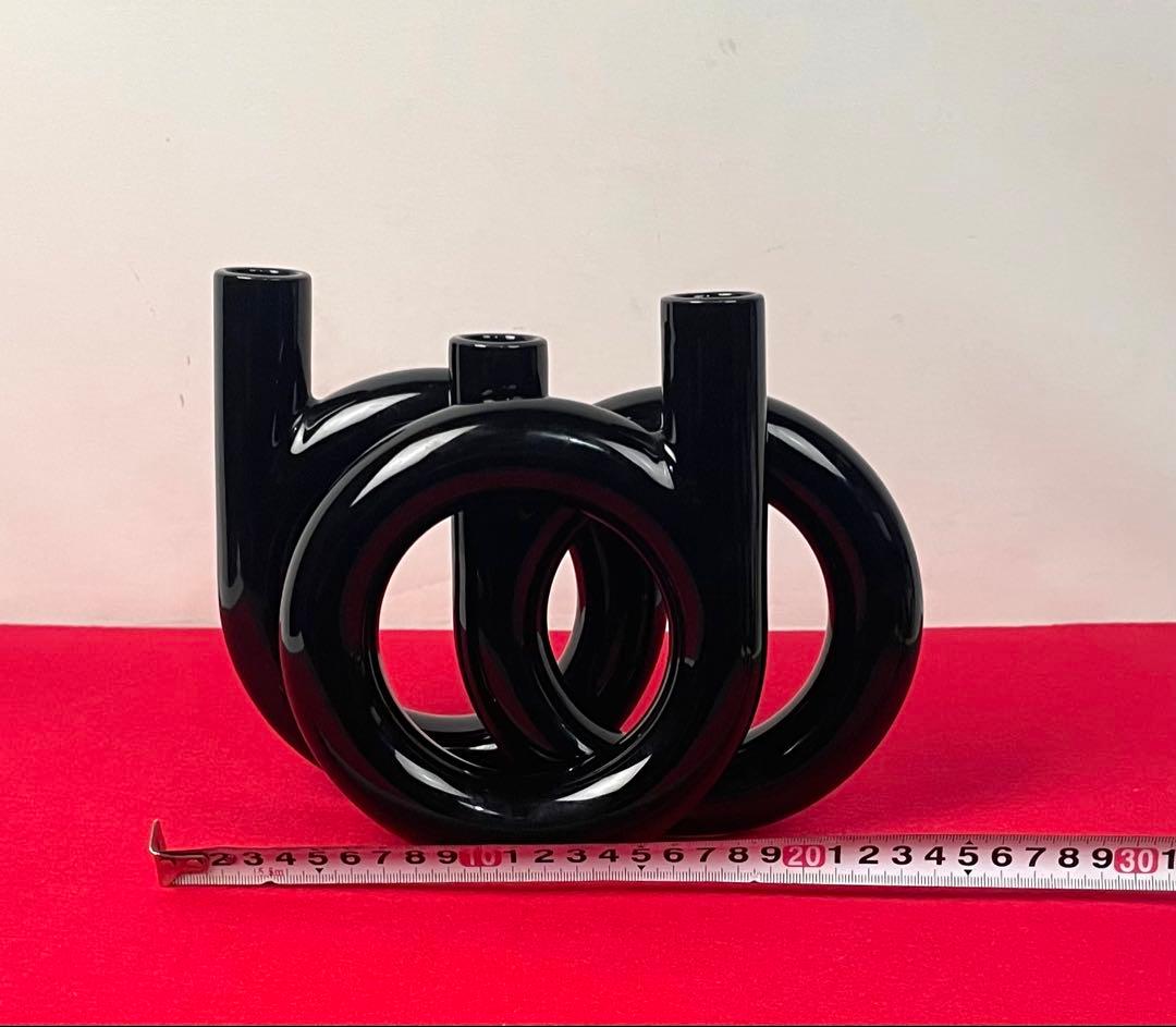 希少 陶器製 ミッドセンチュリー 和モダン 花器 フラワーベース 華道 自由花