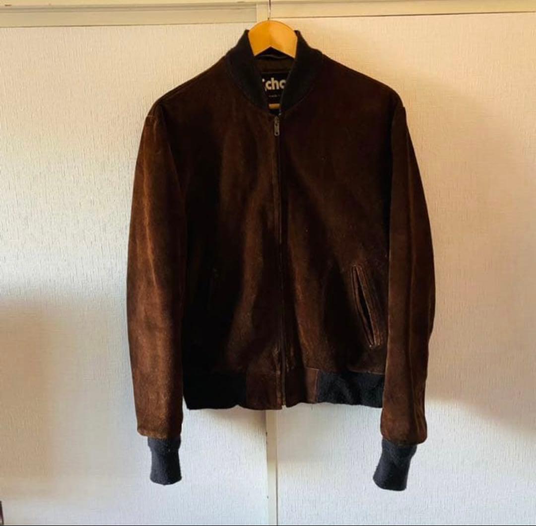 80s 90s schott スエードブルゾン　ショット ボンバージャケット
