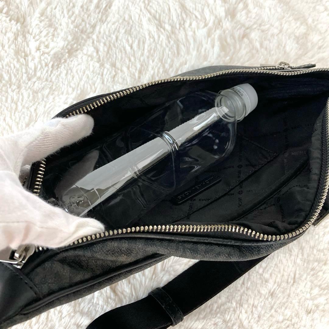 【美品】マイケルコース ケンリー シグネチャー ウエスト ボディバッグ メンズ