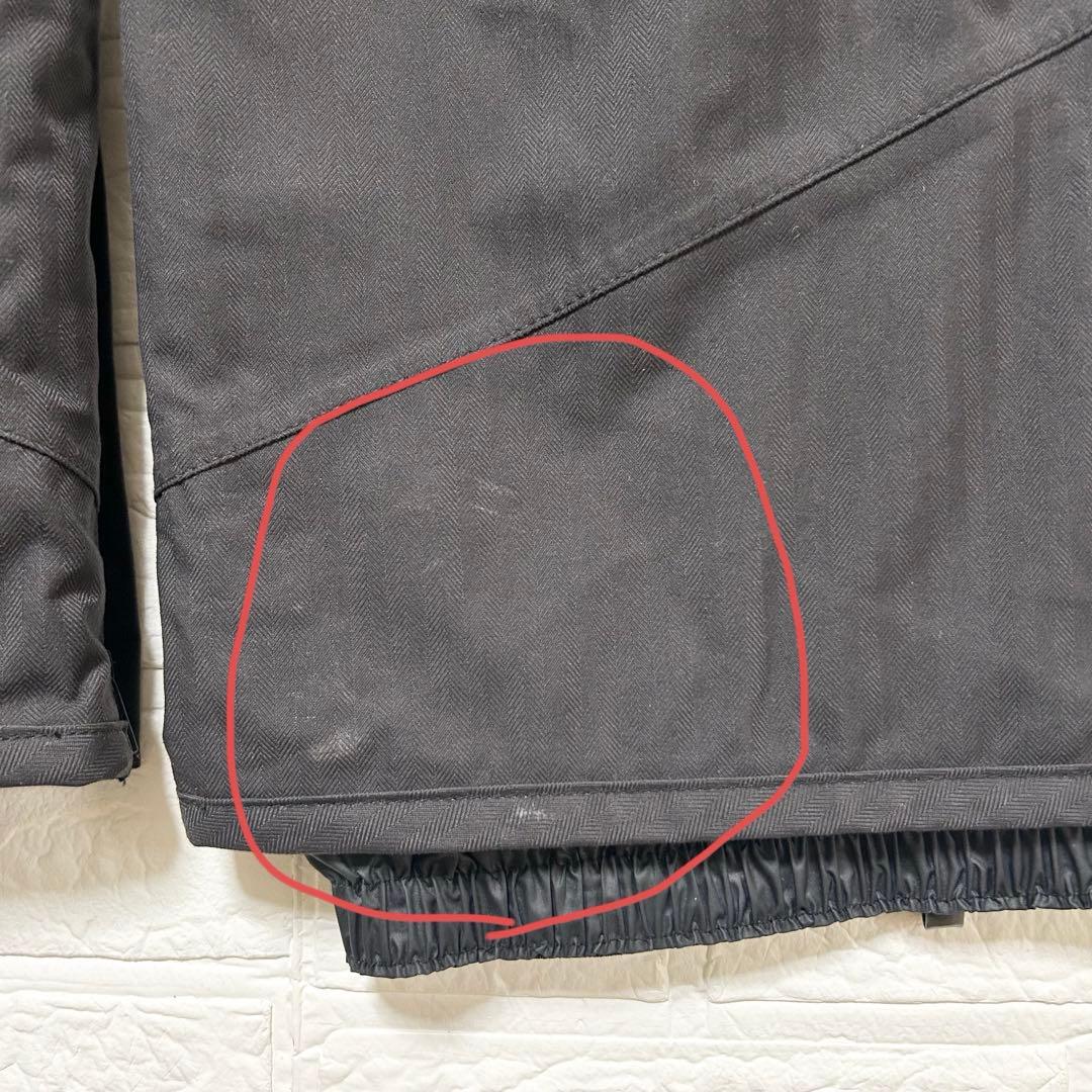 アナログ　バートン スノーボードウェア 上下セット 黒　ロゴ　ナイロン　【S】