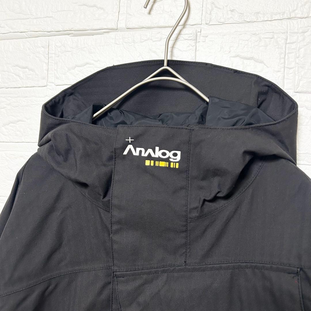 アナログ　バートン スノーボードウェア 上下セット 黒　ロゴ　ナイロン　【S】