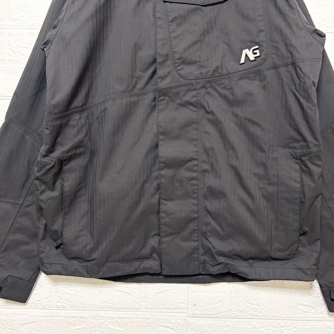 アナログ　バートン スノーボードウェア 上下セット 黒　ロゴ　ナイロン　【S】