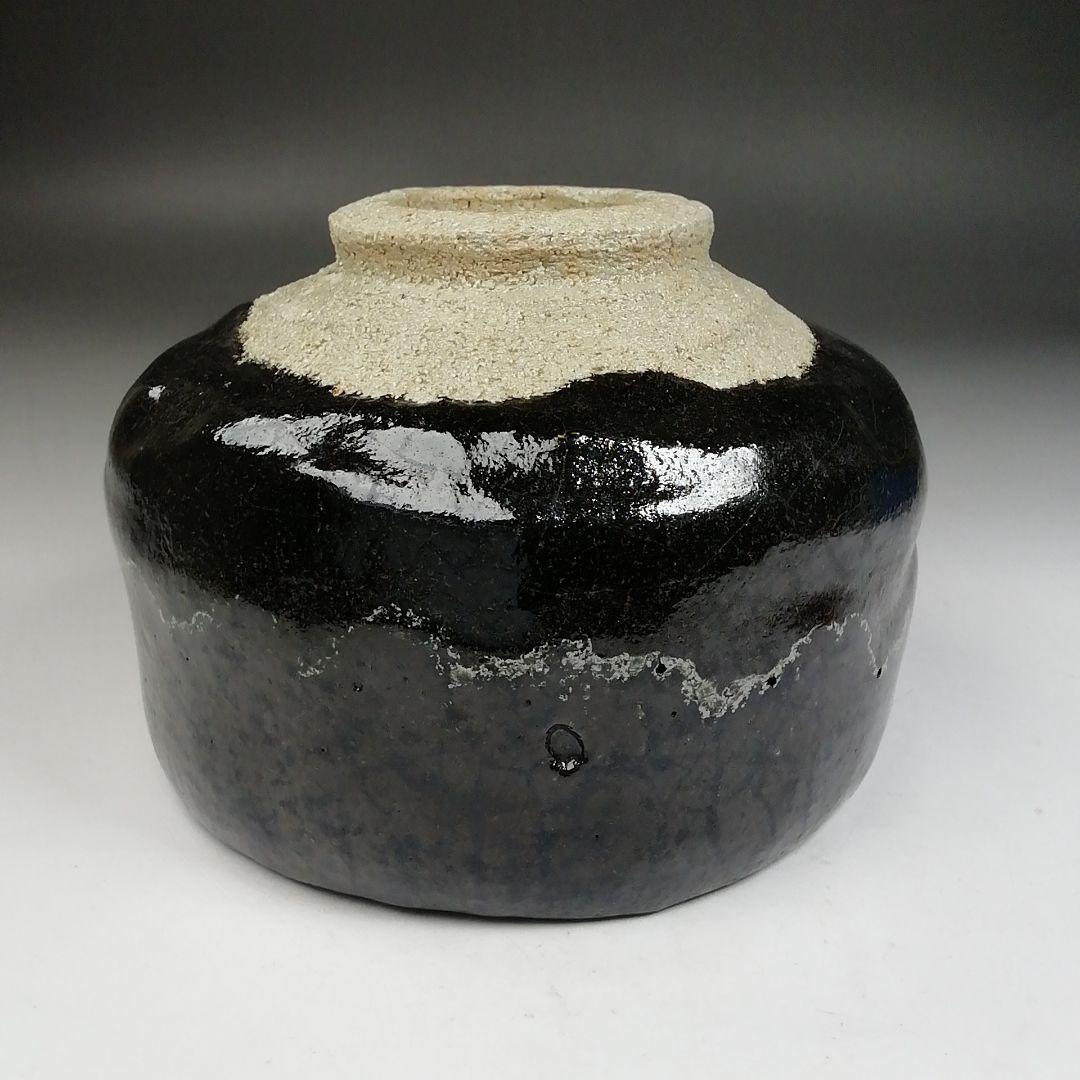 Ｗ１８４　茶碗　『黒楽茶碗』『佐々木昭楽 造』　共箱　抹茶碗　茶道具