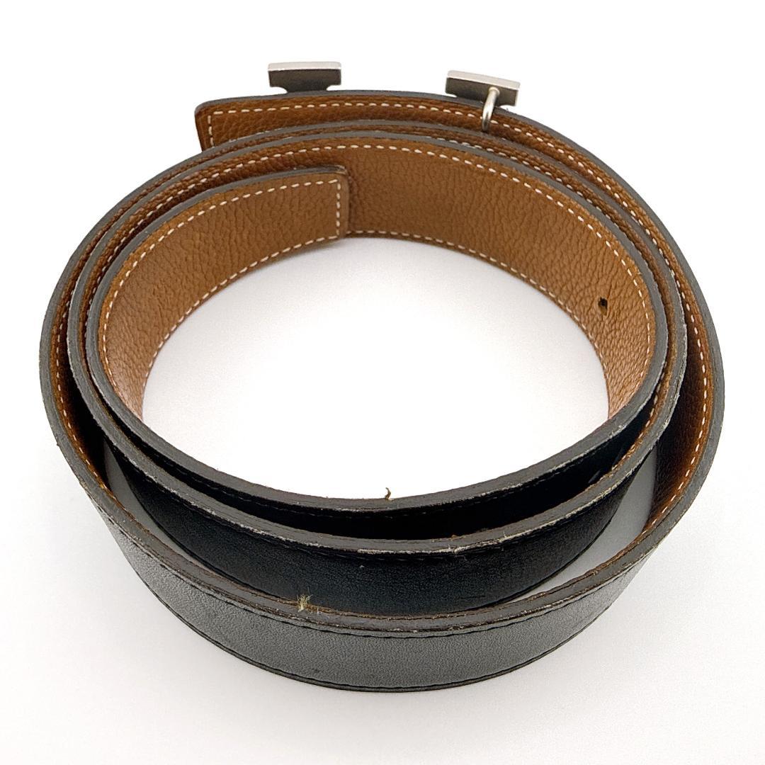 良品【HERMÈS／エルメス】コンスタンス ベルト 95 □R 穴増設あり