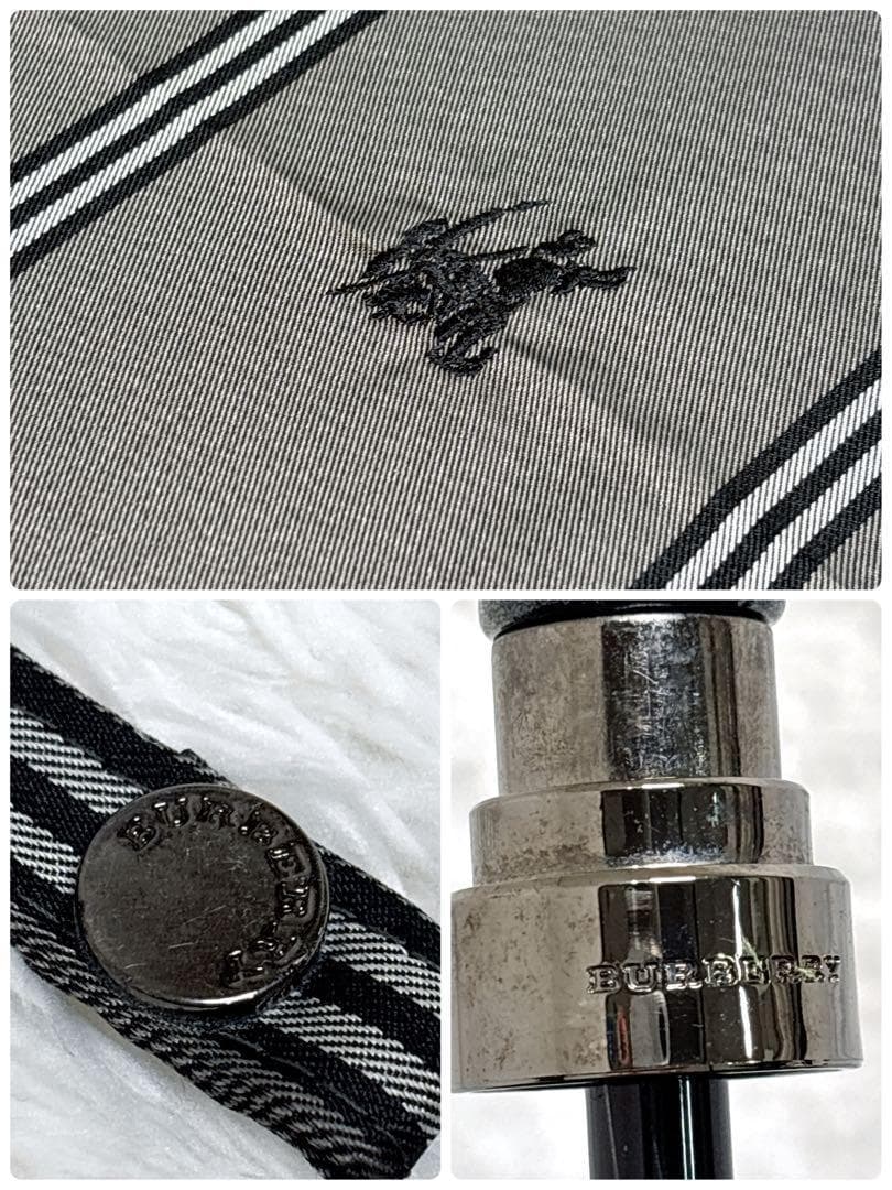 未使用✨BURBERRY バーバリー　晴雨兼用傘　ホースロゴ　ヴィンテージ