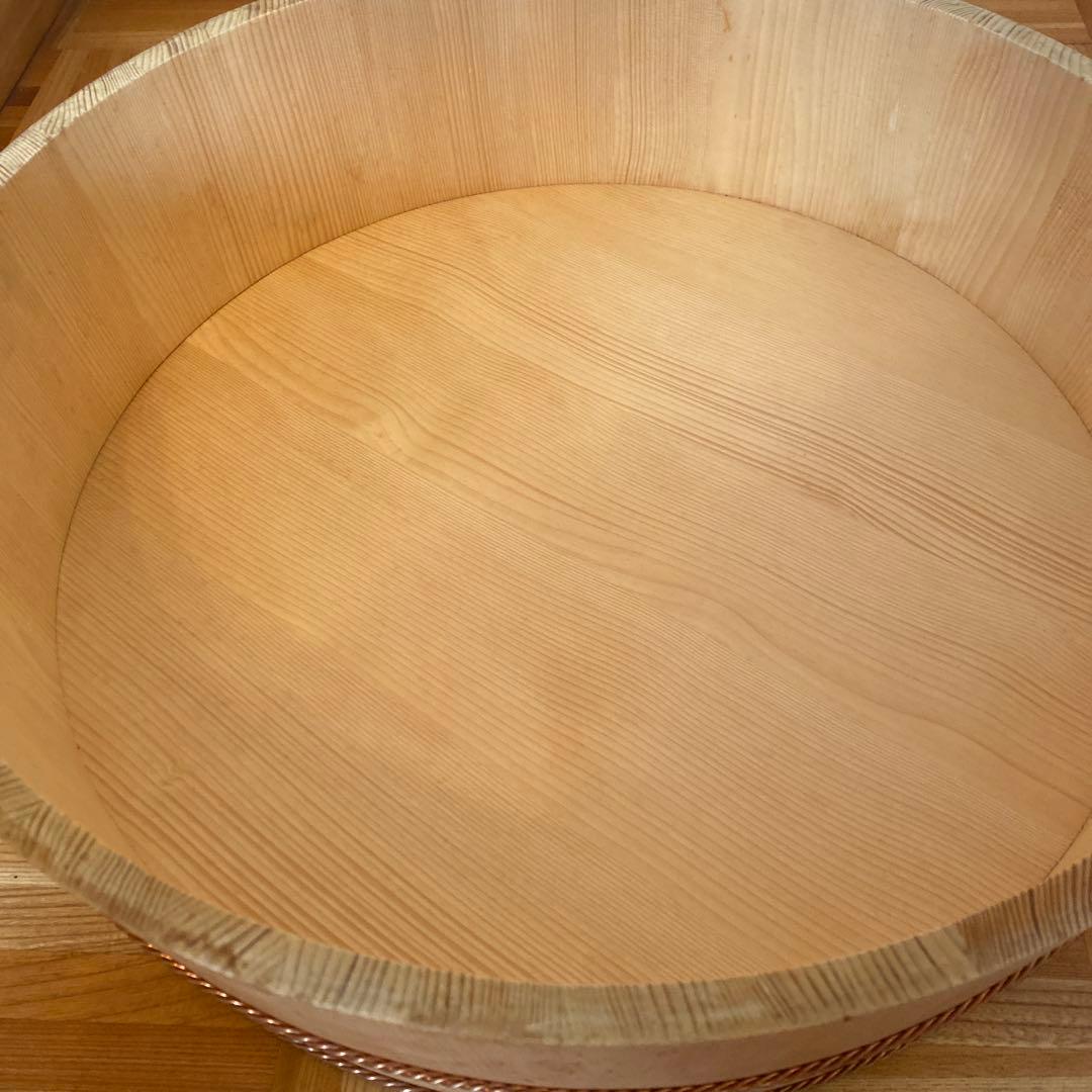 木製おひつ 大きめ ふた付き　特大たらい