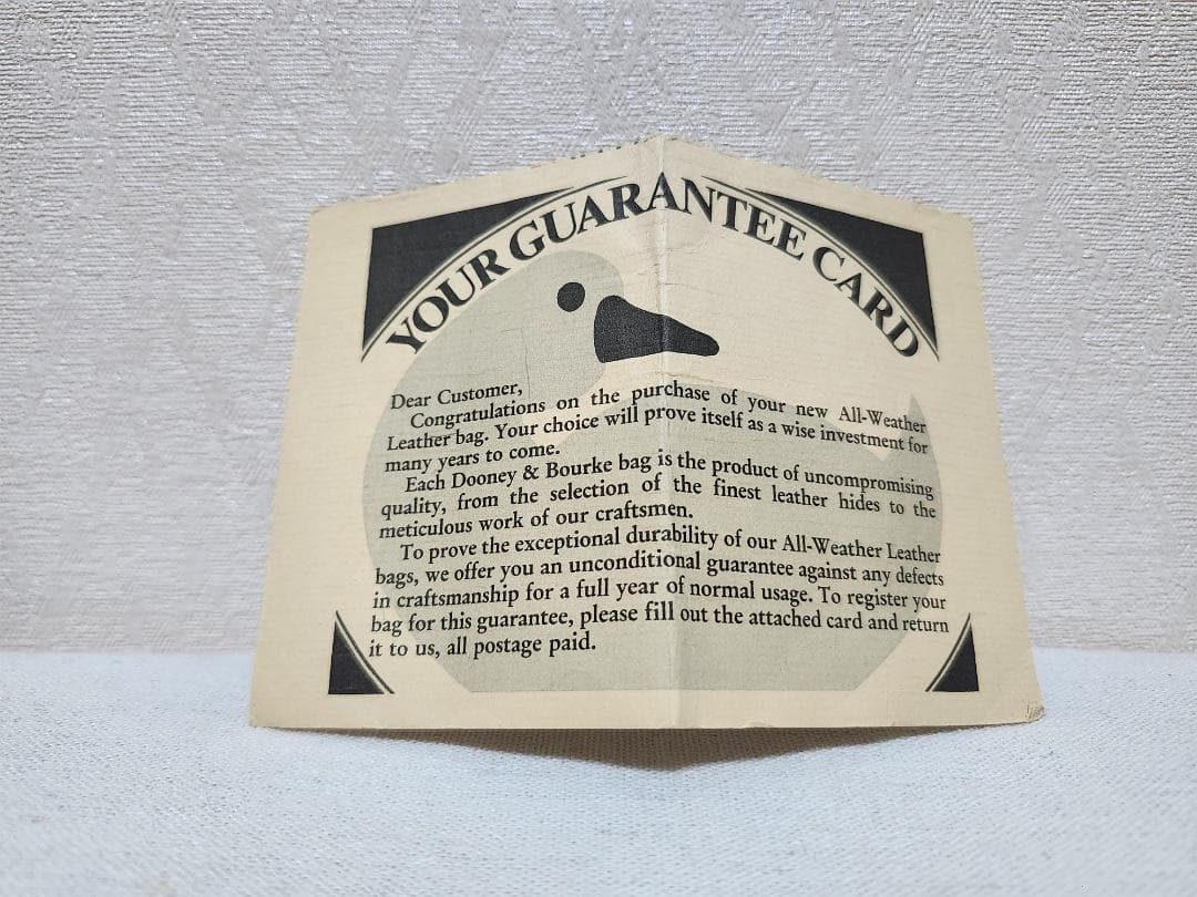 【美品】DOONEY&BOURKE本革リュック（ Made in U.S.A）