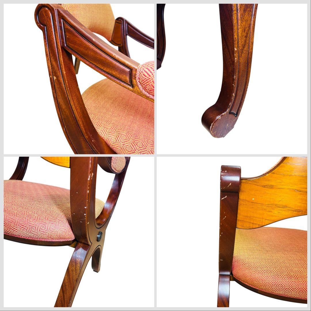 DREXEL HERITAGE USA製　ヴィンテージ家具　チェア　マホガニー