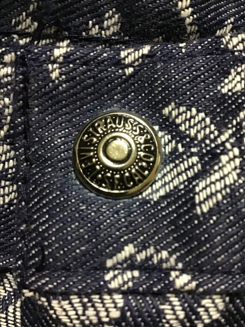 リーバイス総柄パンツ白タグBIG E