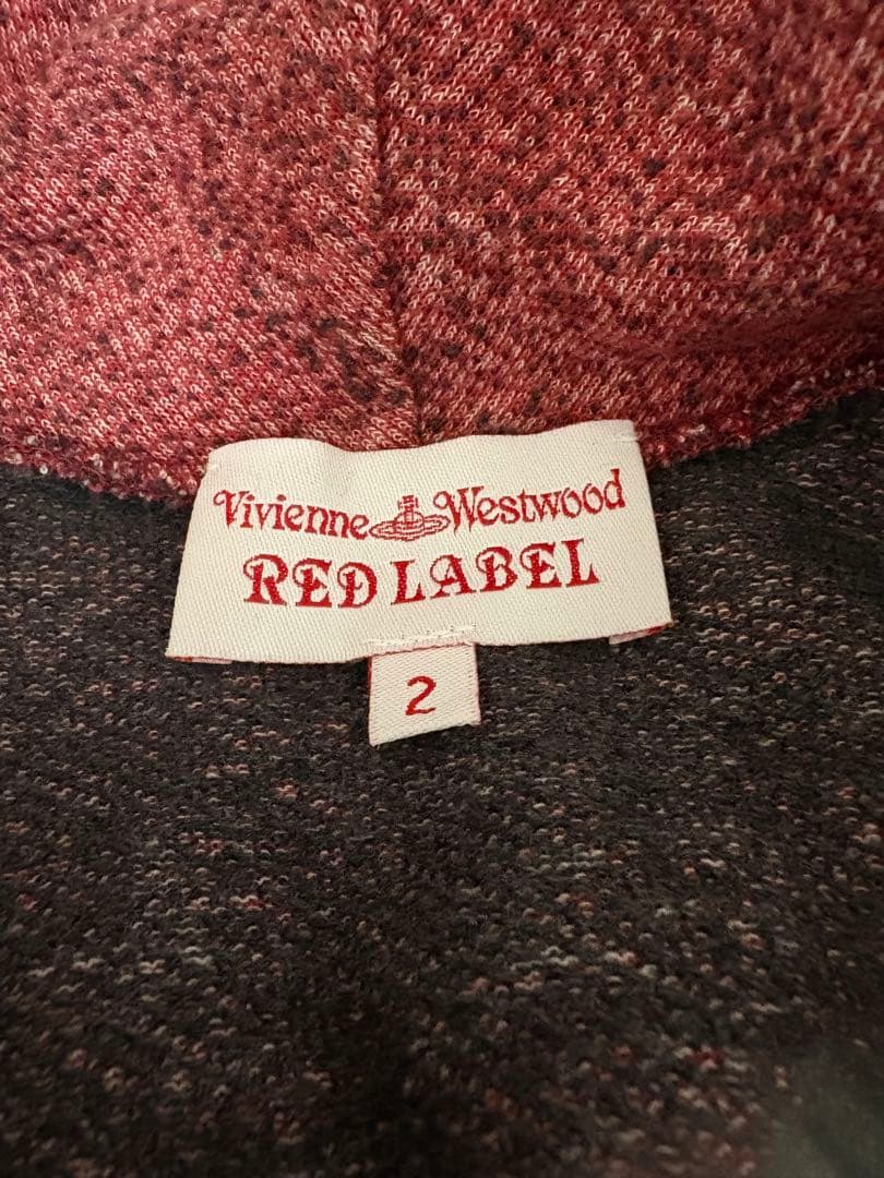 ⭐︎美品⭐︎ヴィヴィアンウエストウッドレッドレーベル　フード付き赤い長袖　かわいい