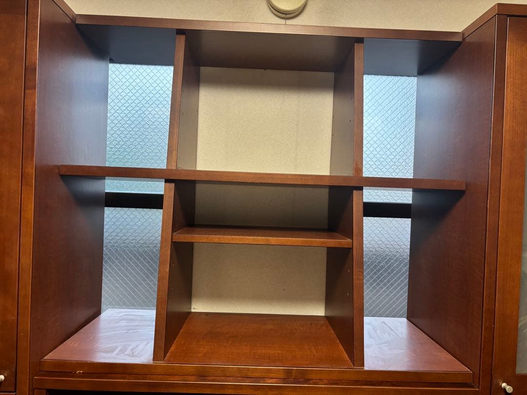 木製オープンシェルフ　本棚　ウォールシェルフ