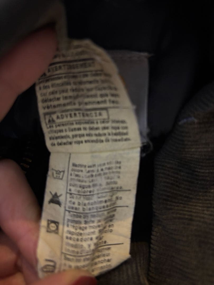 Carhartt ダークブルーワークジャケット