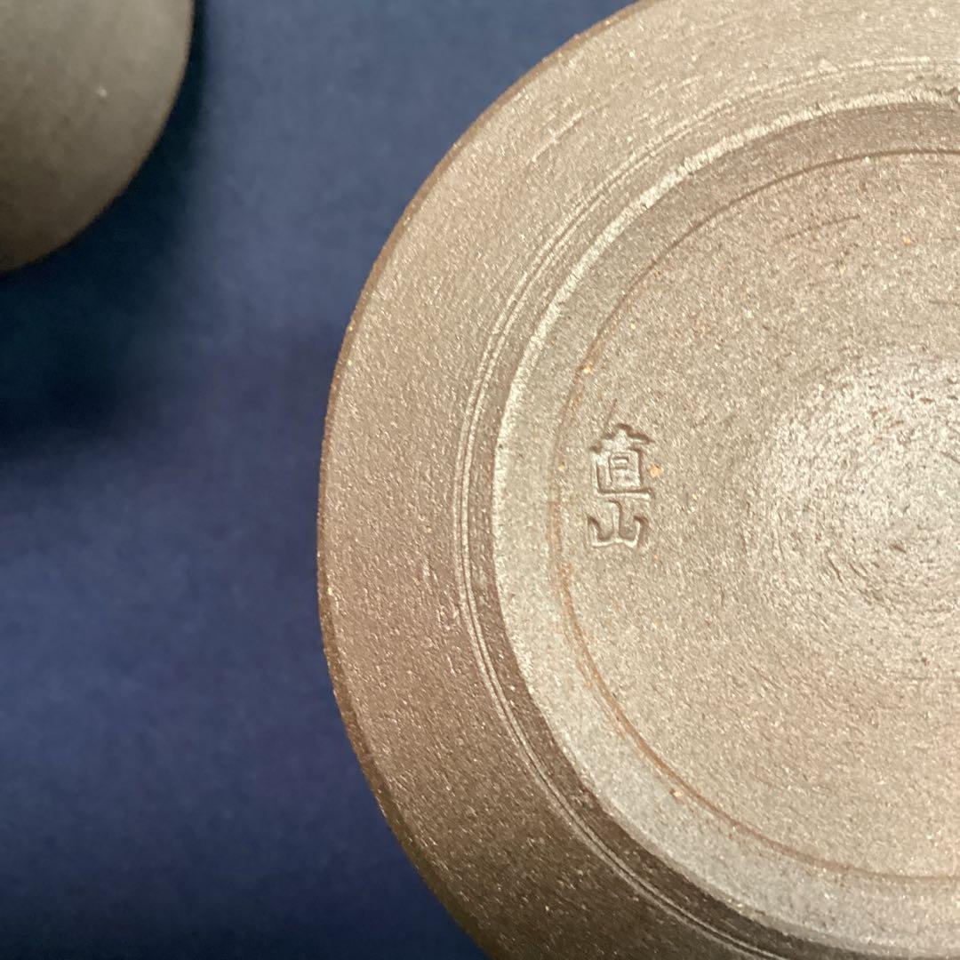 京焼内本金箔南蛮筒向付6客　新品未使用　　初代今橋直山作