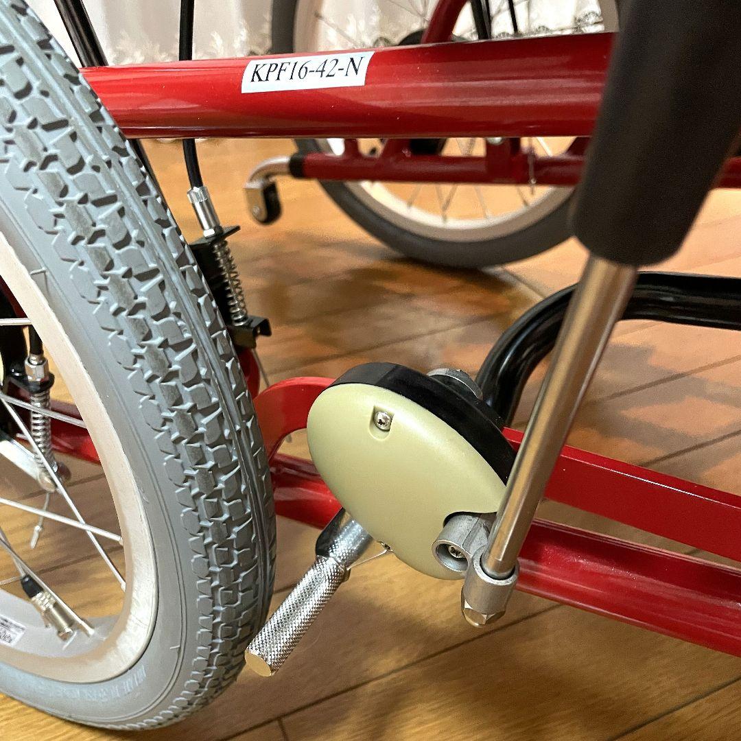 ♿ゆったり座り心地 すぐれた機能高級 リクライニング車椅子 (タイヤ新品同様)