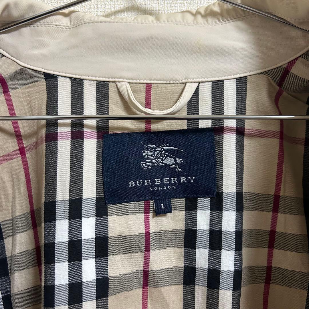【BURBERRY LONDON 】ノバチェック ドリズラー スイングトップ L