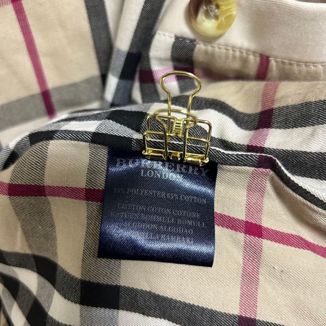 【BURBERRY LONDON 】ノバチェック ドリズラー スイングトップ L