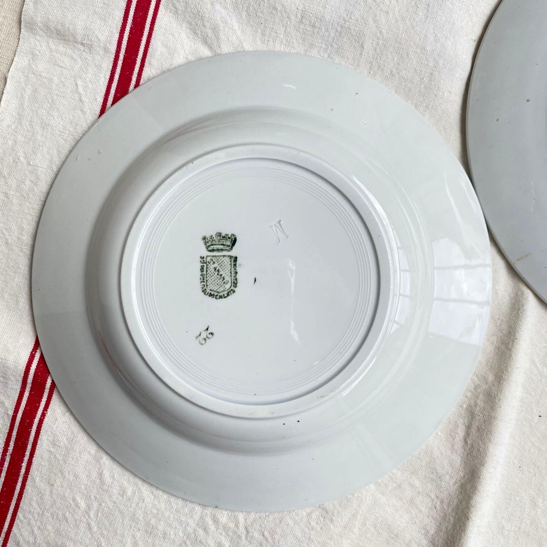 フランス アンティーク サンタマン ST.AMAND 深皿2枚セット